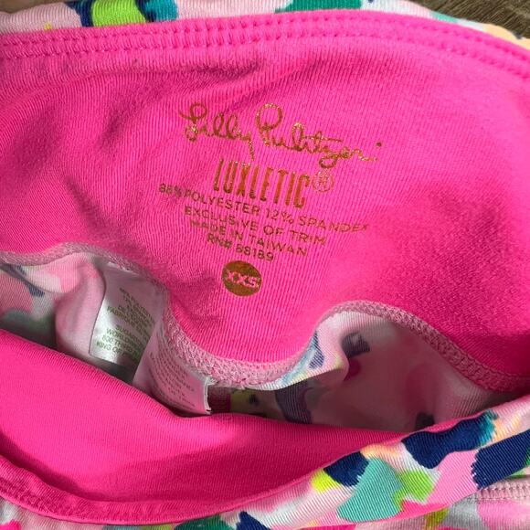 Lilly Pulitzer Leggings Luxletic Weekender Leggings Pina Colada Club - Picture 5 of 5